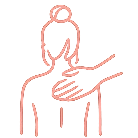 Pictogramme : massage des épaules